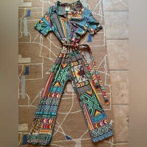 Farm Rio Colorful Jumpsuit